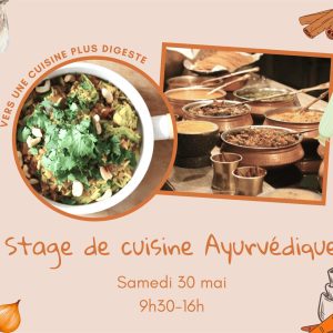 Réservation Stage cuisine ayurvédique