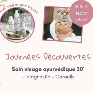 Journées Découvertes : Soins visage ayurvédique
